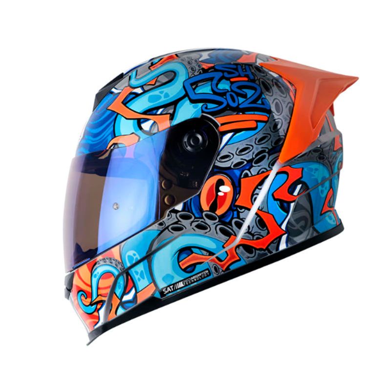 SHAFT - Casco Moto Shaft 502 sp Surrealis gr Brillo Nj.n Integral