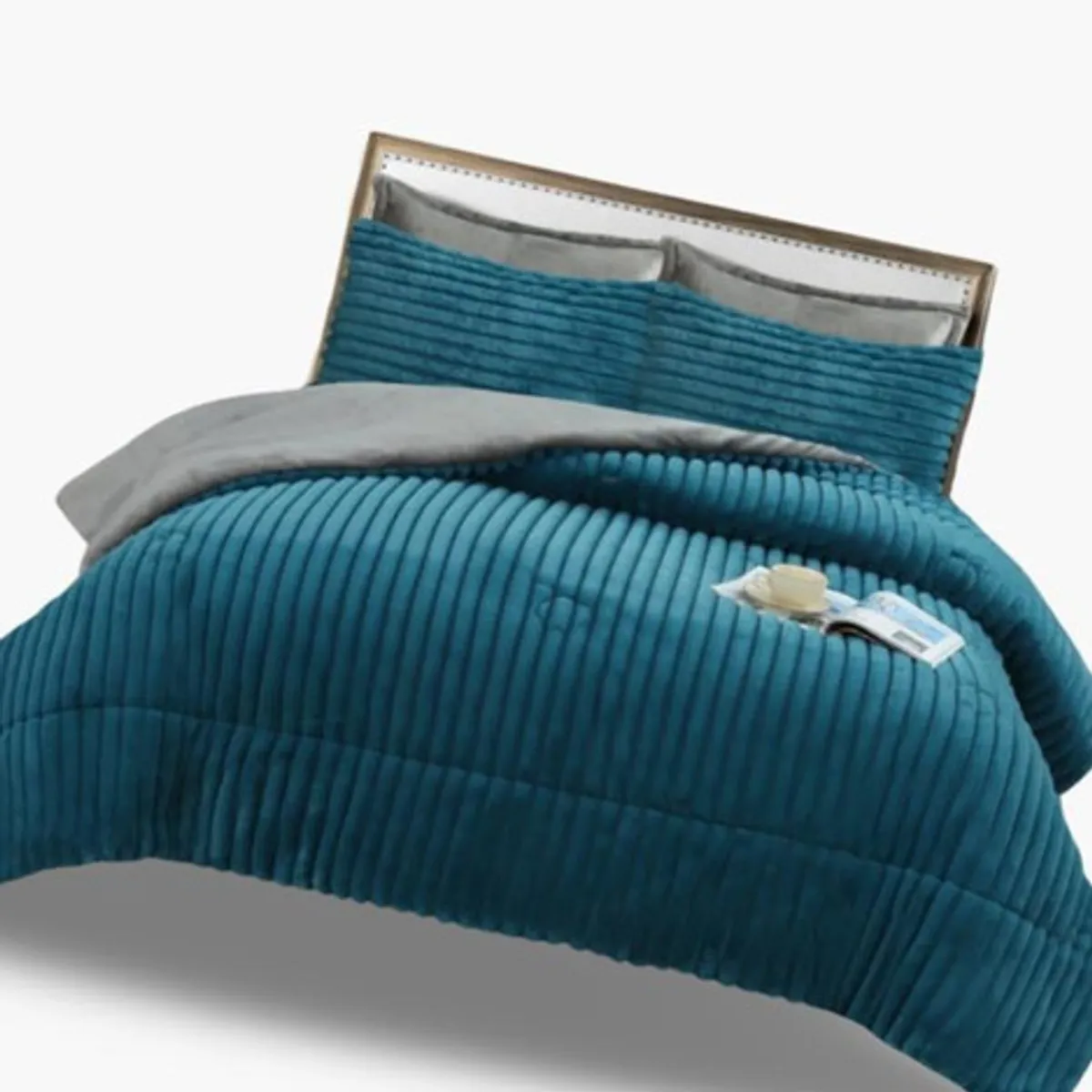 GENERICO - CUBRECAMA CHIPORRO DE INVIERNO DISEÑO LINEAL 2 PLAZAS -08