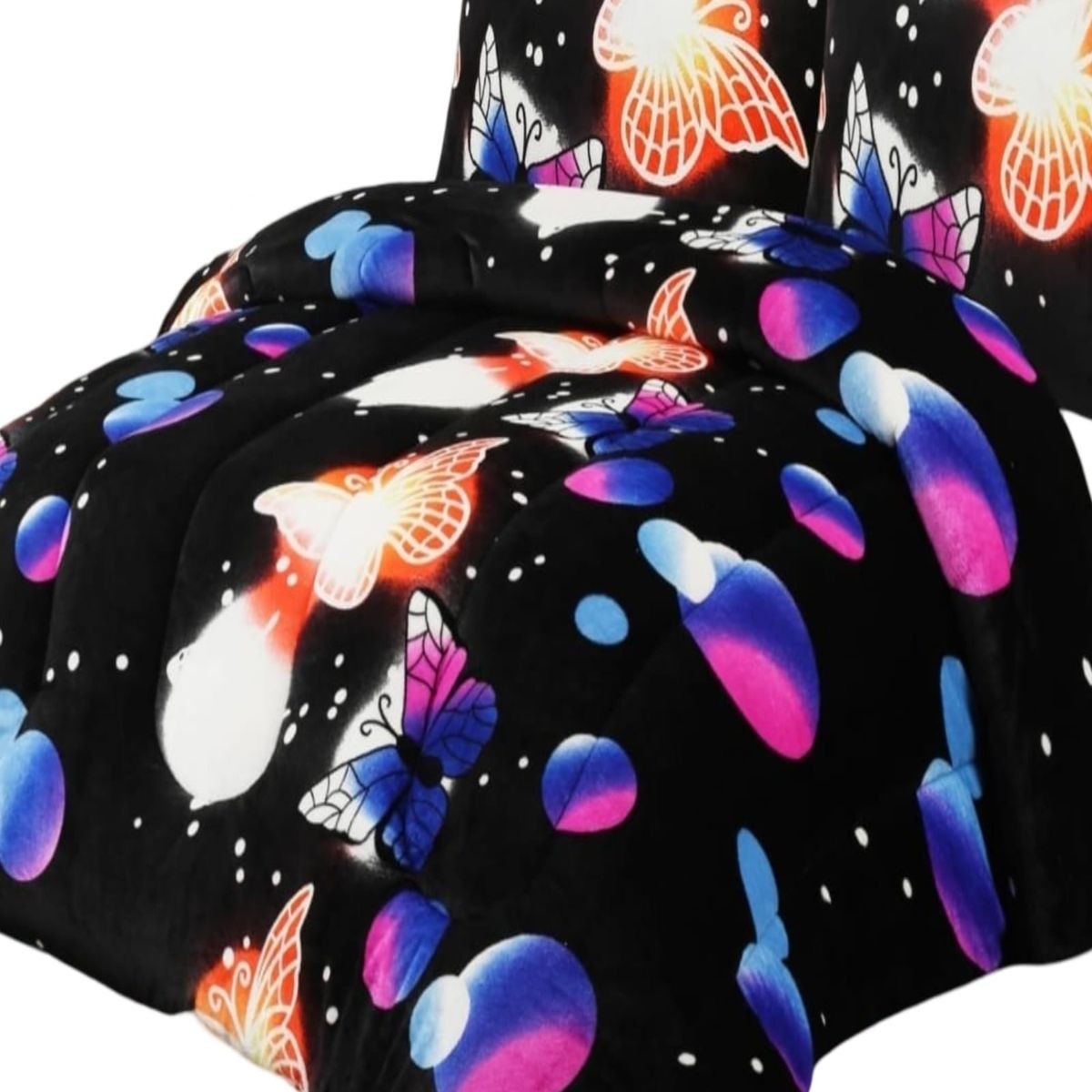 GENERICO - CUBRECAMA PLUSH CON CHIPORRO INVIERNO 2 PLAZAS CC7