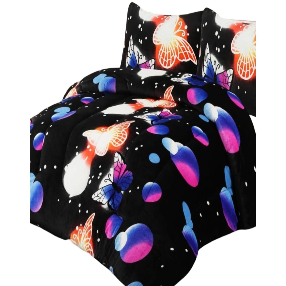 GENERICO - CUBRECAMA PLUSH CON CHIPORRO INVIERNO 2 PLAZAS CC7