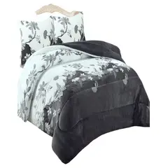 GENERICO - CUBRECAMA PLUSH CON CHIPORRO INVIERNO 2 PLAZAS CC35.