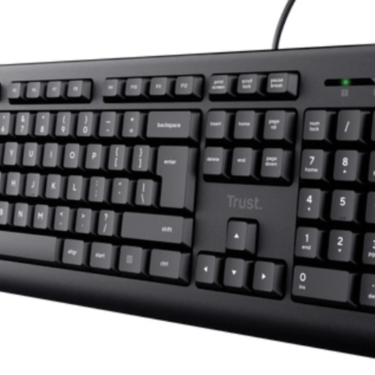 GENERICO - Teclado Básico Cableado Usb Negro Tm-100513 Idioma Español España