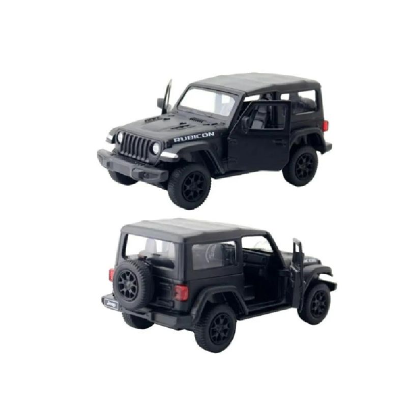 GENERICO - Jeep de Colección Jeep Wrangler Rubicon escala 136 negro