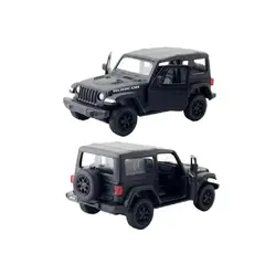 GENERICO - Jeep de Colección Jeep Wrangler Rubicon escala 136 negro
