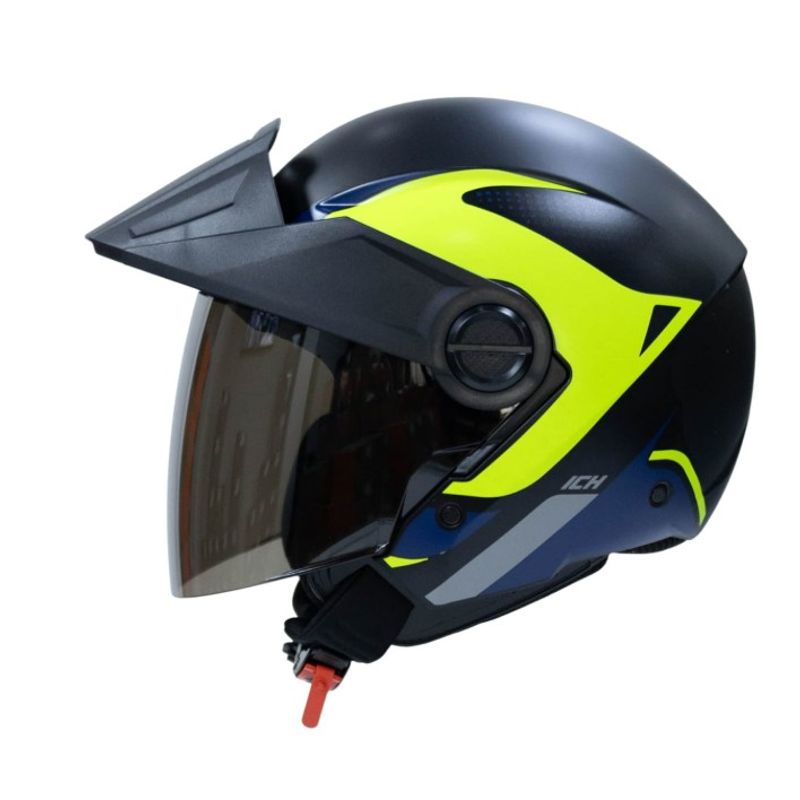 ICH - Casco moto ich 102 yarurok am.n sm abierto con viscera urbano TALLA L