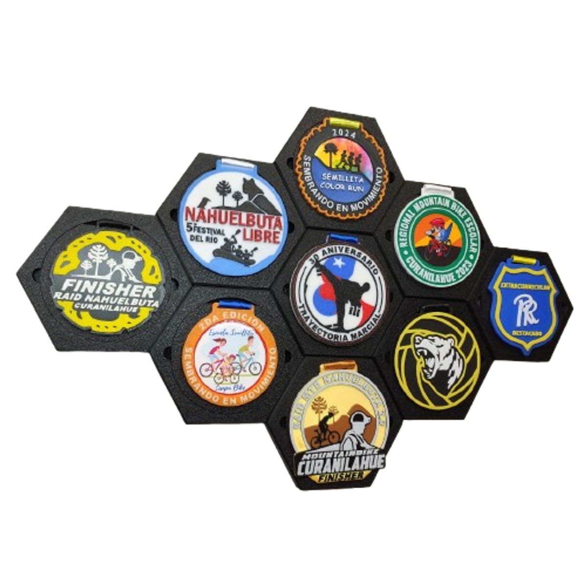 GENERICO - Medallero Modular Soporte Para Medallas Pack De 20 Módulos