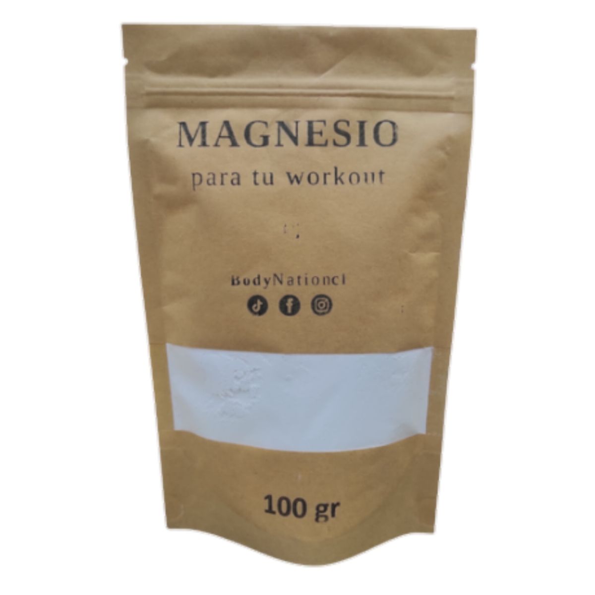 BODY NATION - Magnesio Deportivo en polvo 100 gr Calistenia, Escalada, Gym