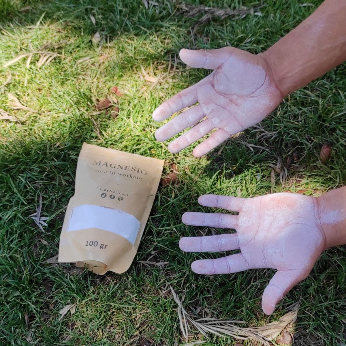BODY NATION - Magnesio Deportivo en polvo 100 gr Calistenia, Escalada, Gym