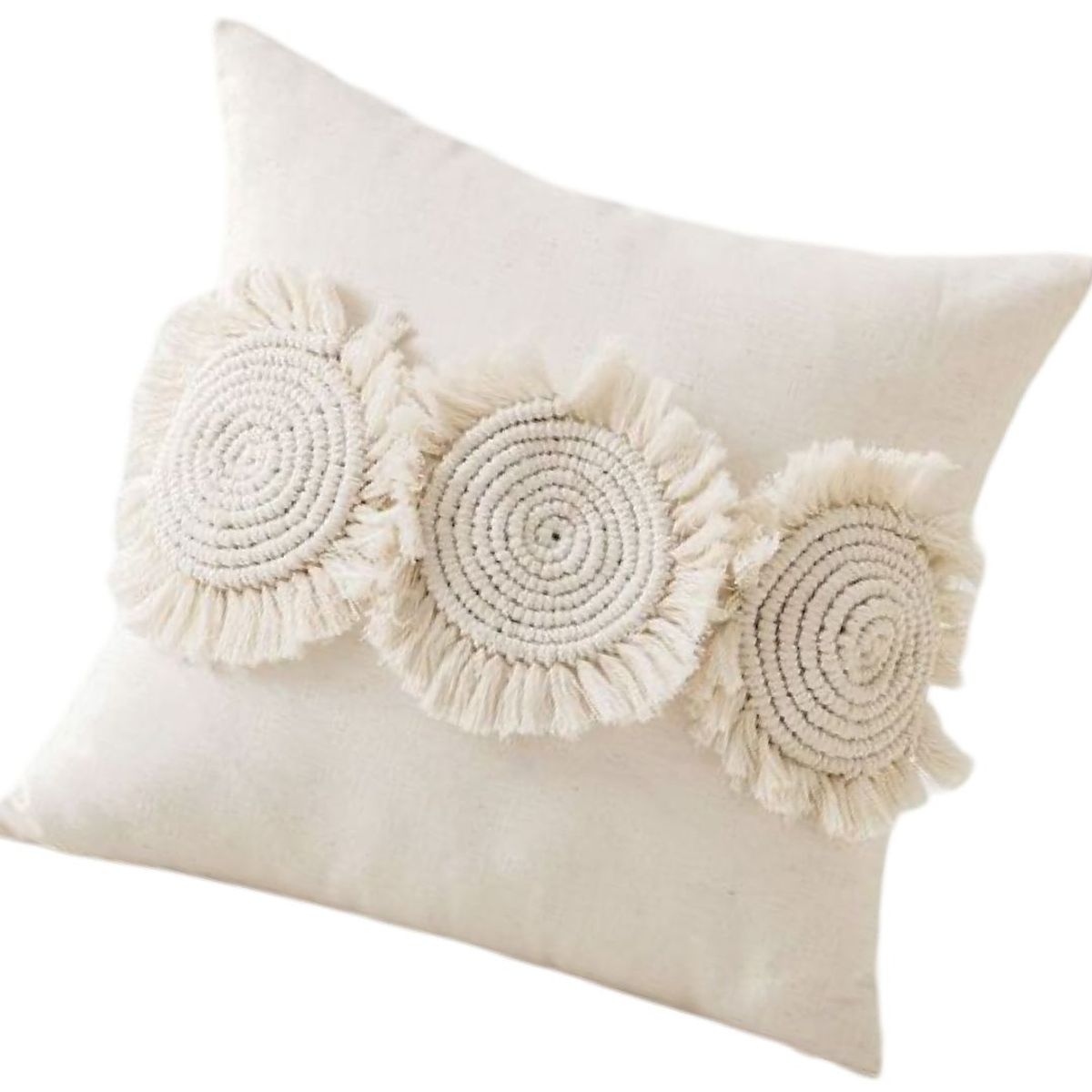 GENERICO - SET 4 FUNDA PARA COJIN MODELO BOHO 45X45 B14