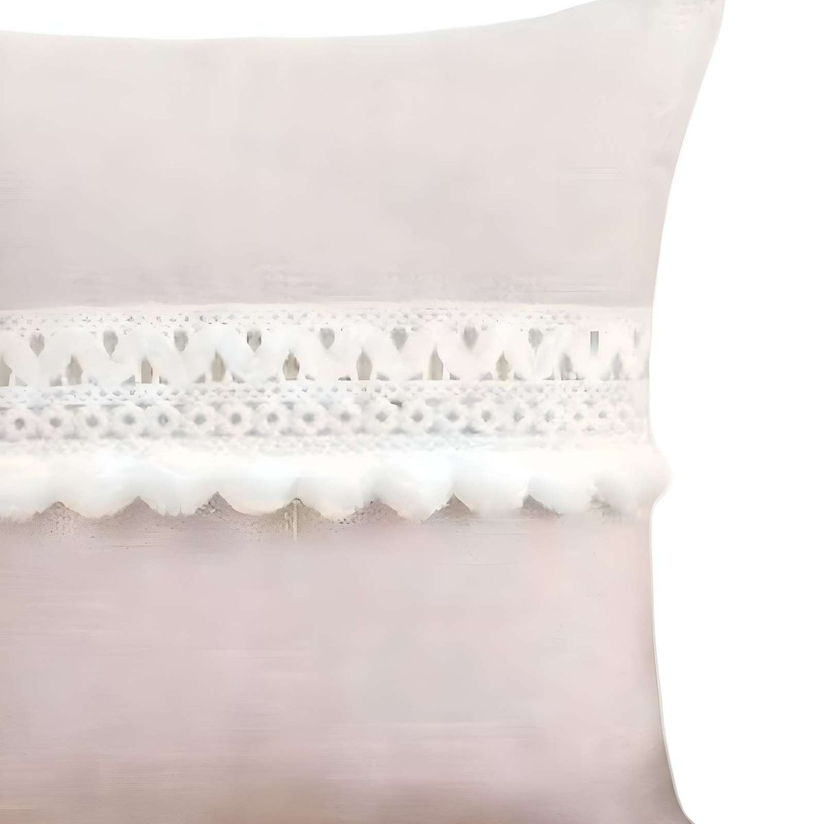 GENERICO - JUEGO DE 2 FUNDAS DE COJIN CON POMPON 45x45 f-06