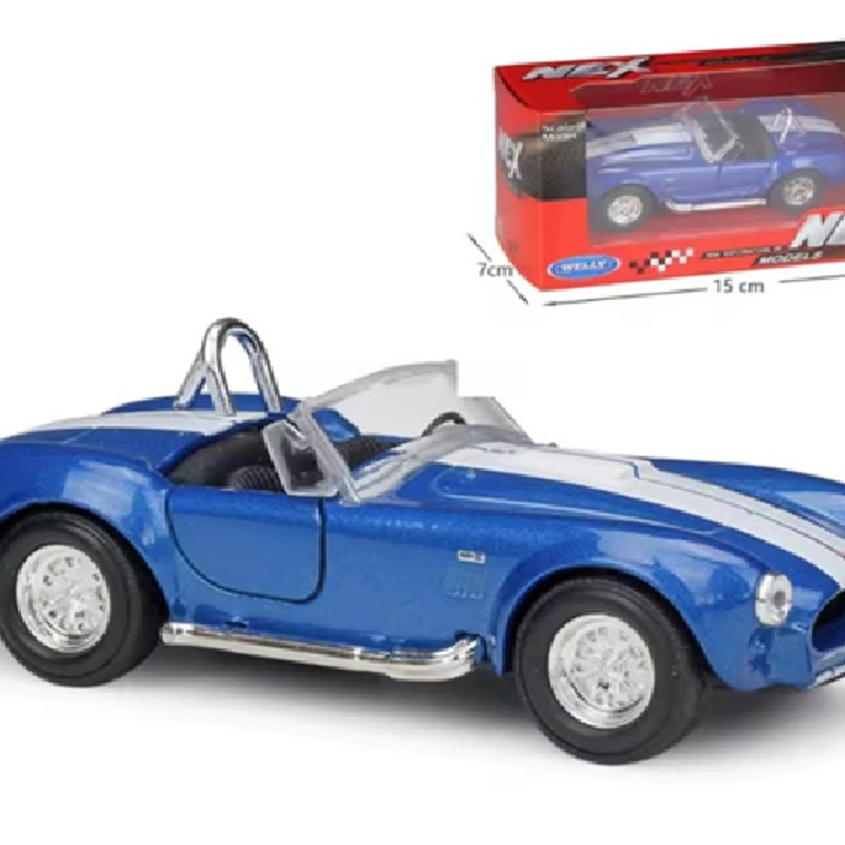 WELLY - Auto de colección Shelby Cobra 427 S/C 1965