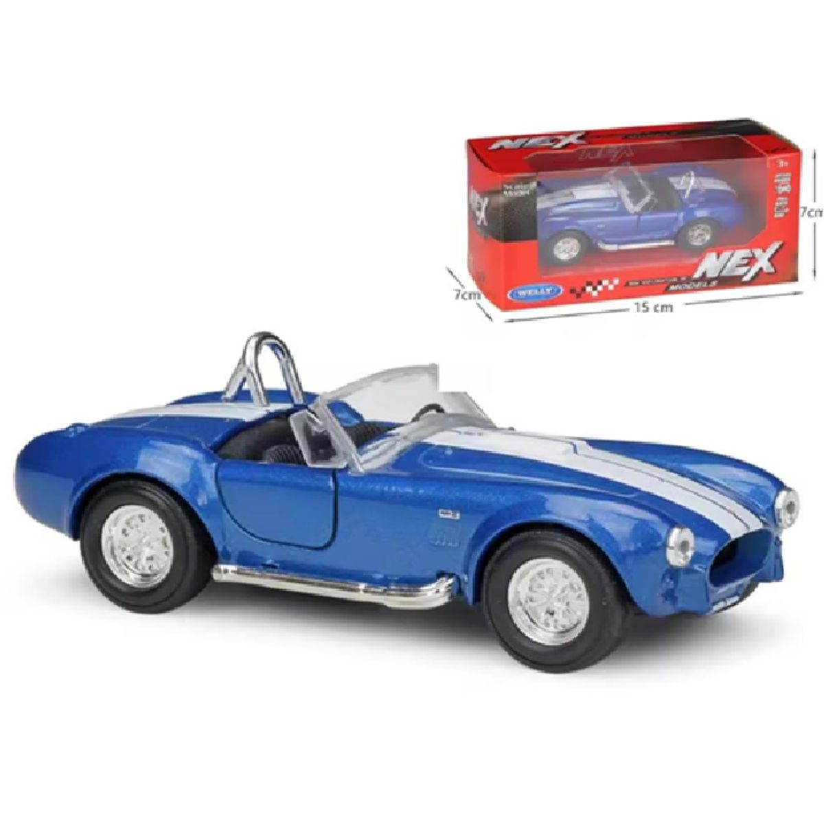 WELLY - Auto de colección Shelby Cobra 427 S/C 1965