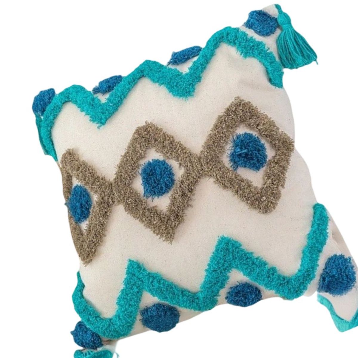 GENERICO - SET 4 FUNDA PARA COJIN MODELO BOHO 45X45 B9