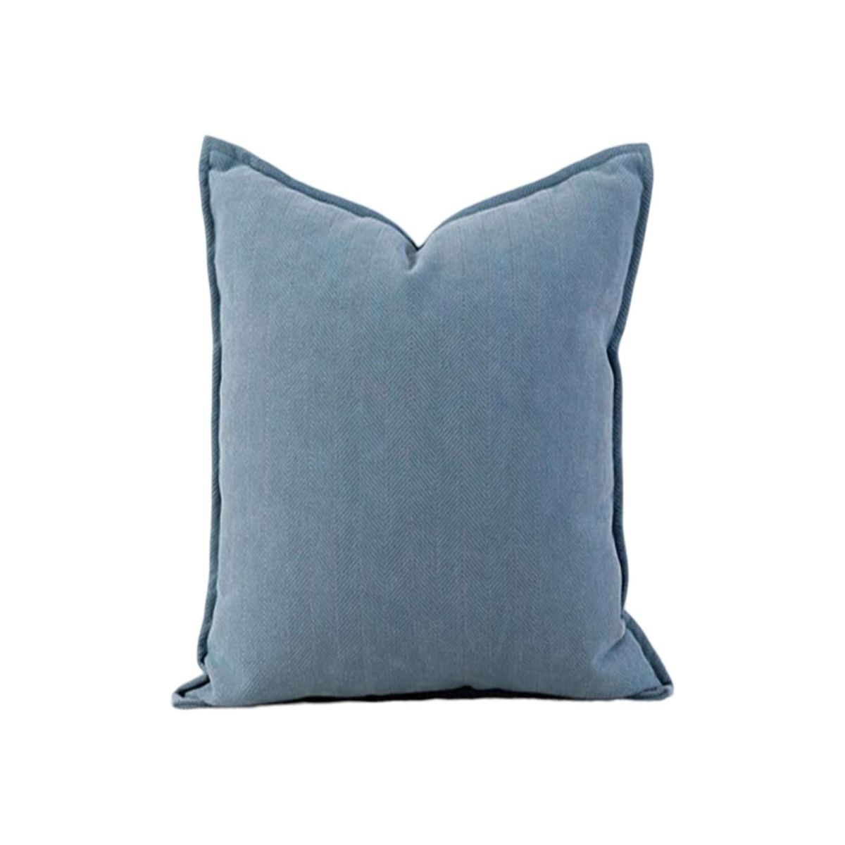 GENERICO - JUEGO DE 2  FUNDAS CHENILLE LISO 45 x 45 cm CELESTE…