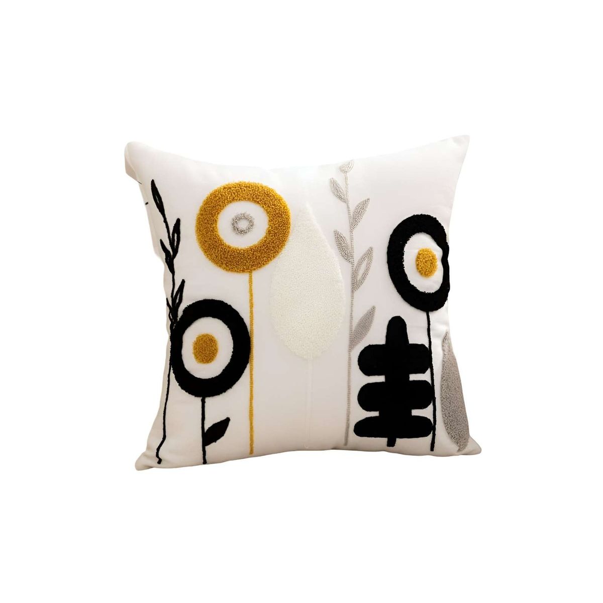 GENERICO - SET DE 2 FUNDAS BORDADAS 45x45  C13