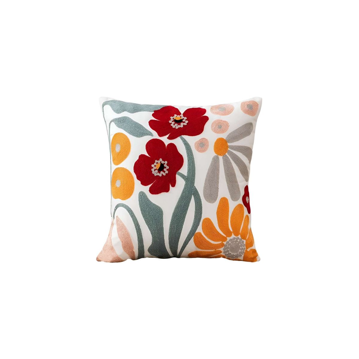 GENERICO - SET DE 2 FUNDAS BORDADAS 45x45  C19