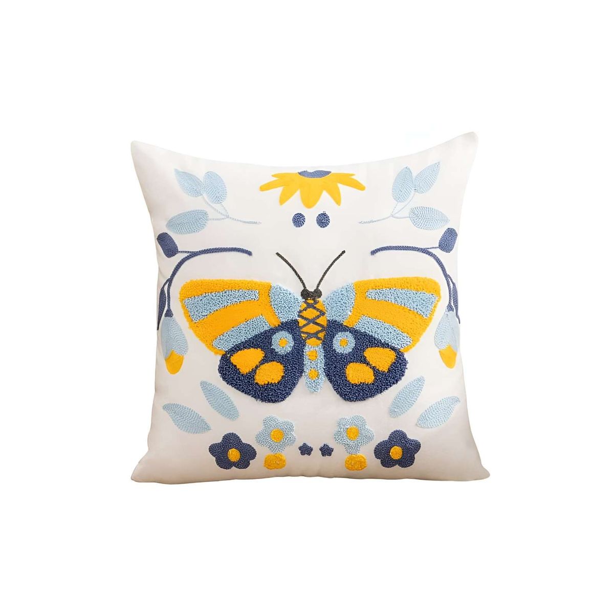 GENERICO - SET DE 2 FUNDAS BORDADAS 45x45  C59