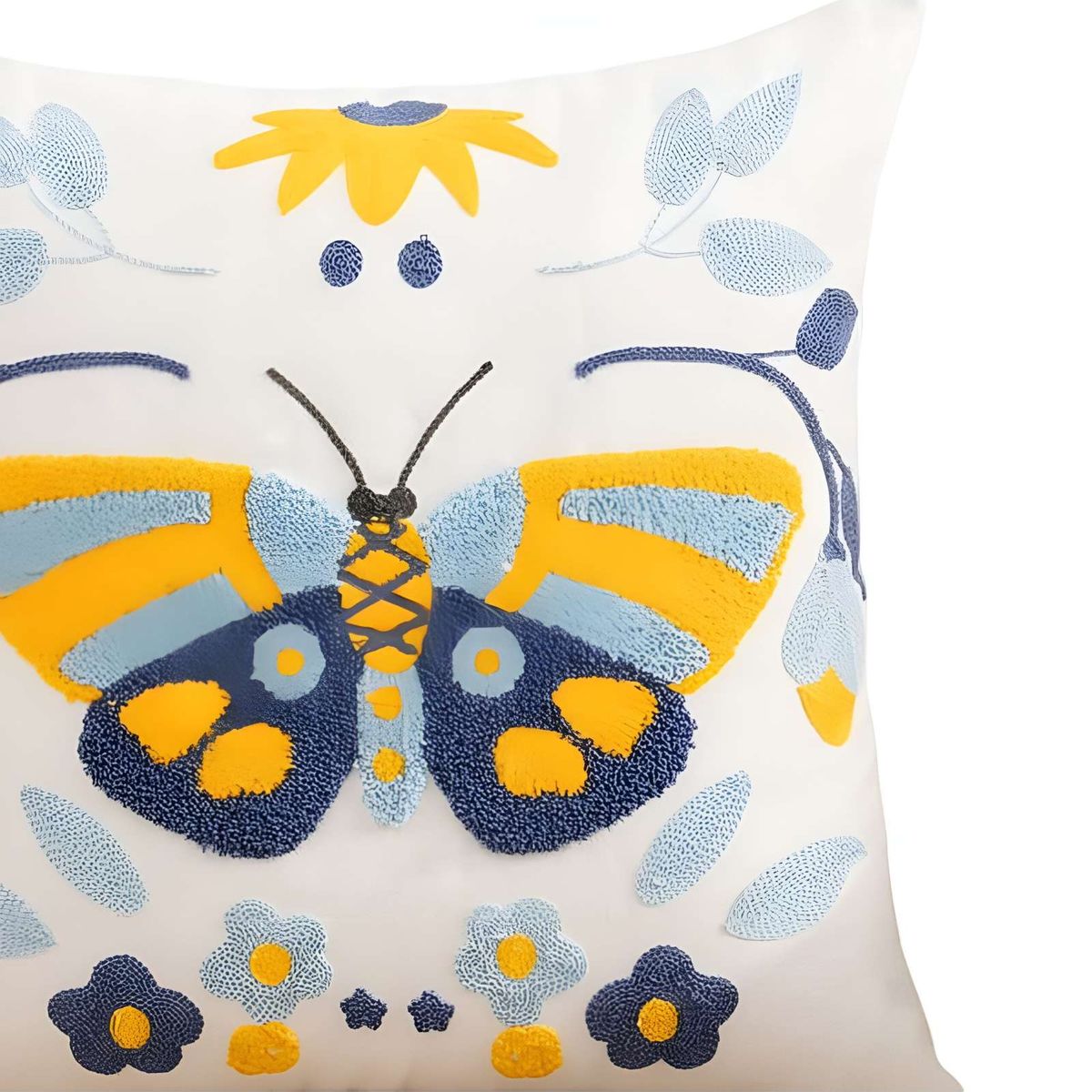 GENERICO - SET DE 2 FUNDAS BORDADAS 45x45  C59