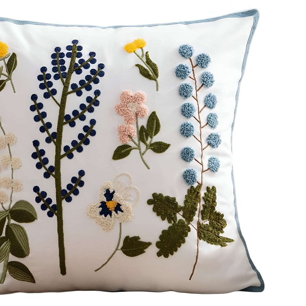 GENERICO - SET DE 2 FUNDAS BORDADAS 45x45  C61