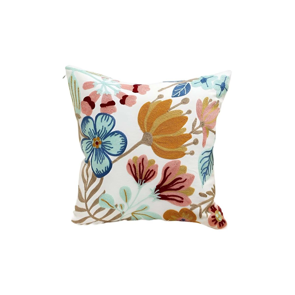 GENERICO - SET DE 4 FUNDAS BORDADAS 45x45 C8