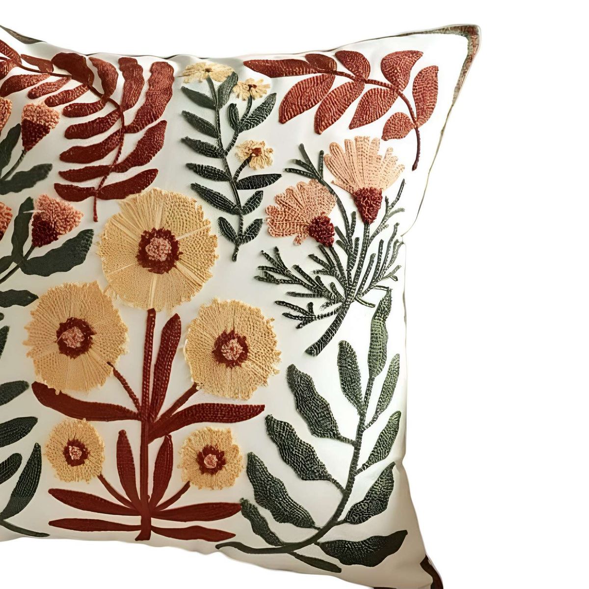 GENERICO - SET DE 4 FUNDAS BORDADAS 45x45 C49…