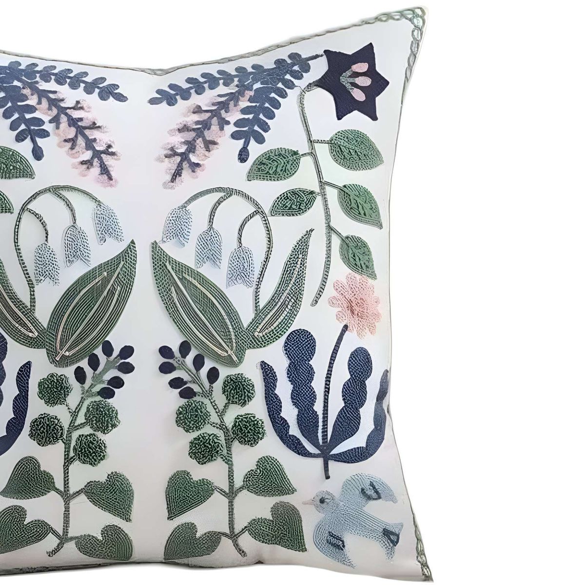 GENERICO - SET DE 6 FUNDAS BORDADAS 45x45 C10