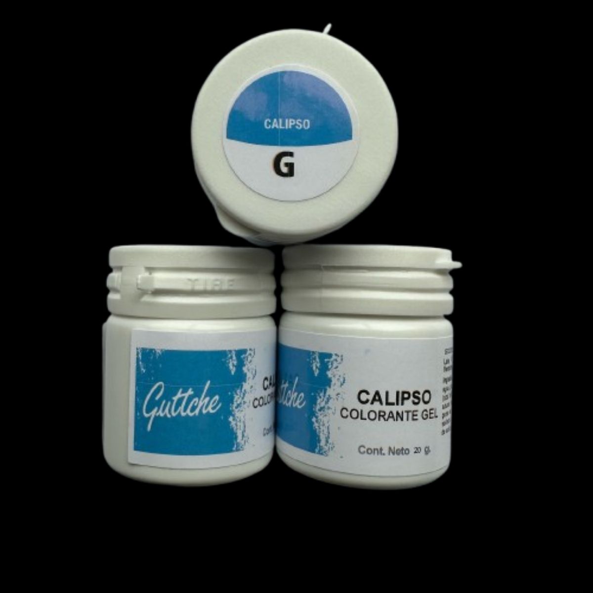 GENERICO - Colorante Gel Calipso Comestible Reposteria Guttche 20g