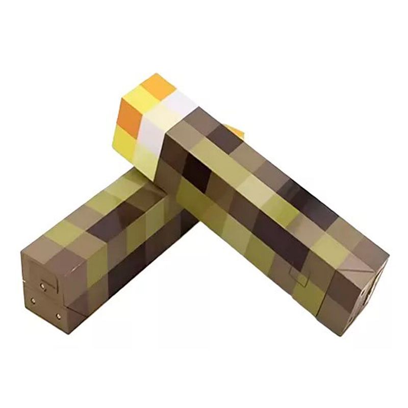 GENERICO - Lampara Minecraft - Lampara Pared 4 Colores
