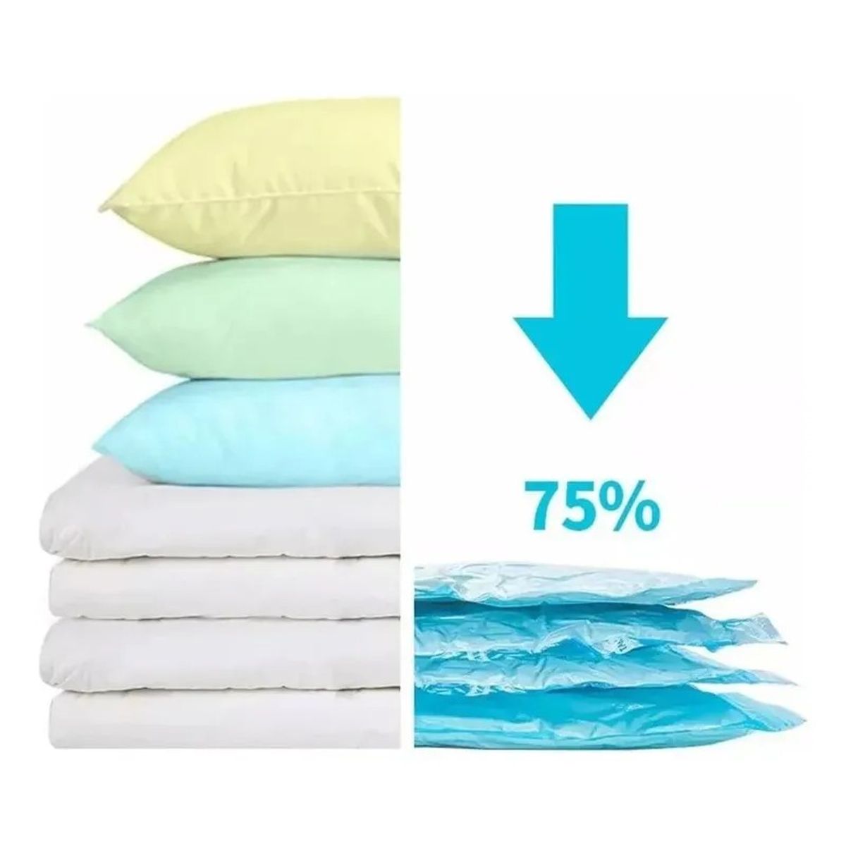 MOVI - Bolsas al vacio para guardar ropa 6 unidades