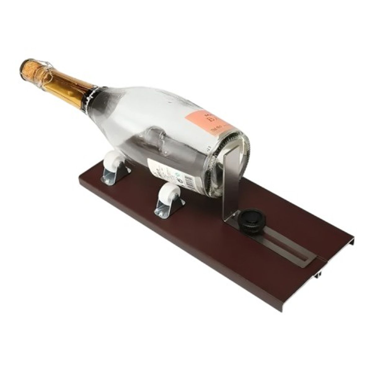 GENERICO - Cortador Botella Vidrio Base Metalica Kit Con Accesorios