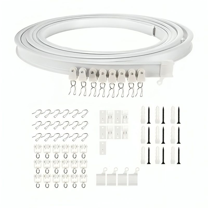 GENERICO - Riel Para Cortina De Techo Riel De Techo Soporte 5mts