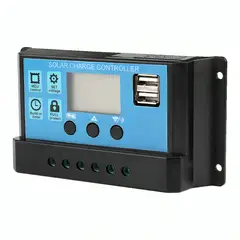 GENERICO - Regulador De Carga Solar Digital 12v 24v 60a 2usb