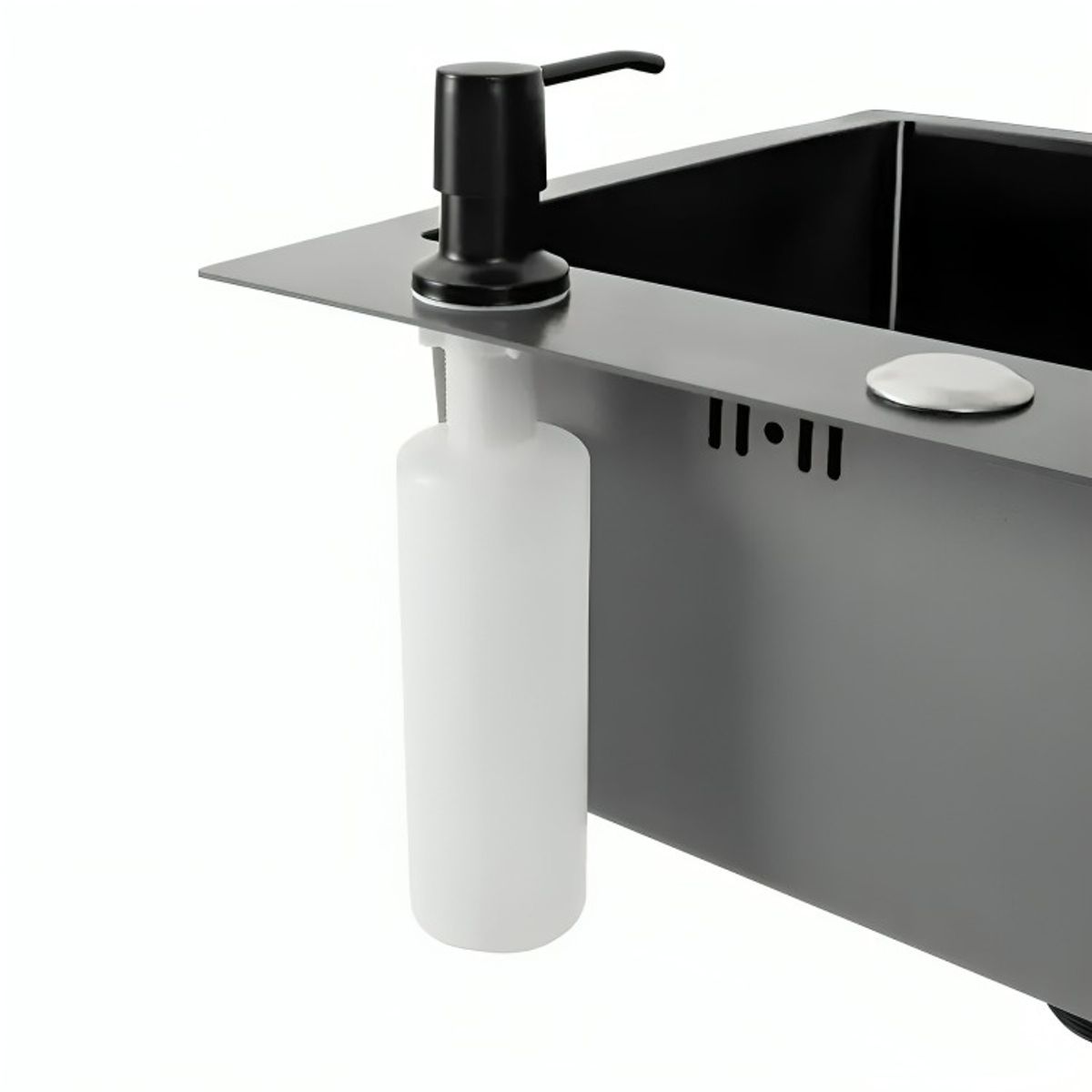 GENERICO - Lavaplatos Simple Empotrado Acero Inoxidable Bajo Cubierta