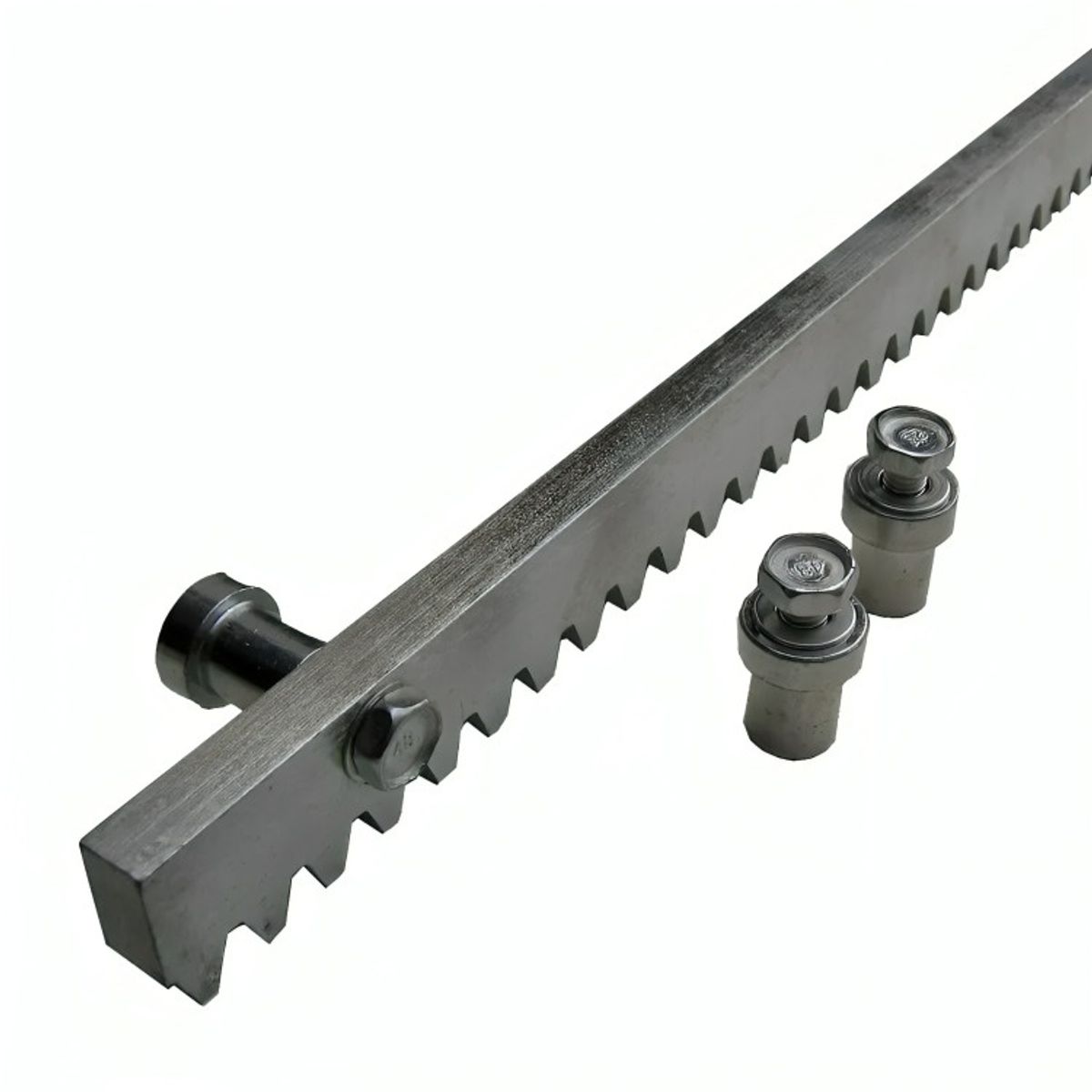 GENERICO - Cremallera Riel De Acero Para Portón Eléctrico 1 Metro