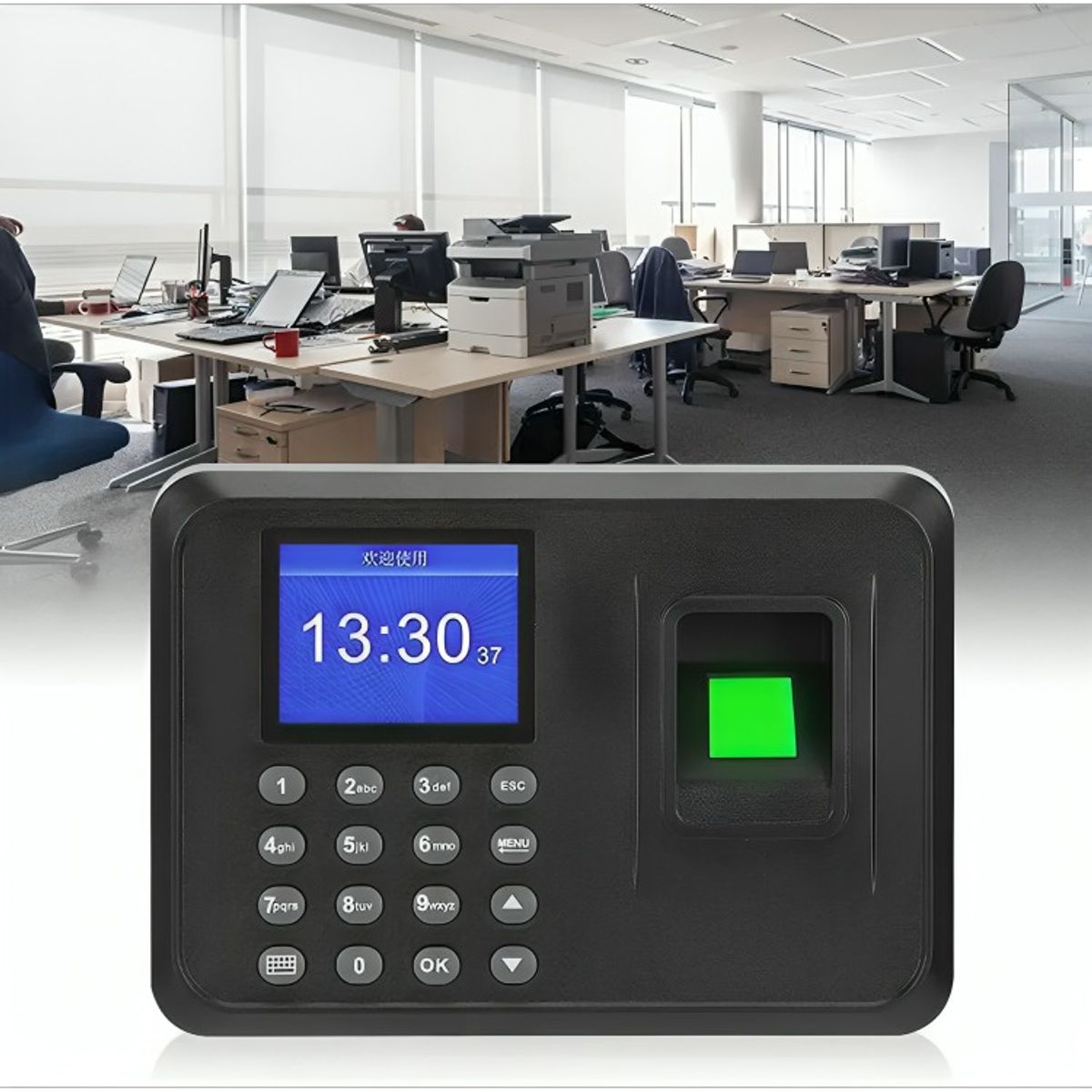 GENERICO - Reloj Biometrico Reconocimiento Dactilar Control Personal