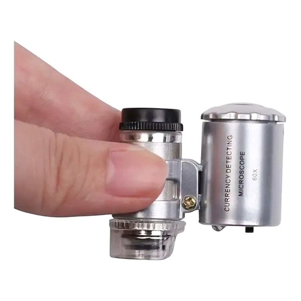 GENERICO - Microscopio Lupa De Bolsillo Luz Leduv 60x