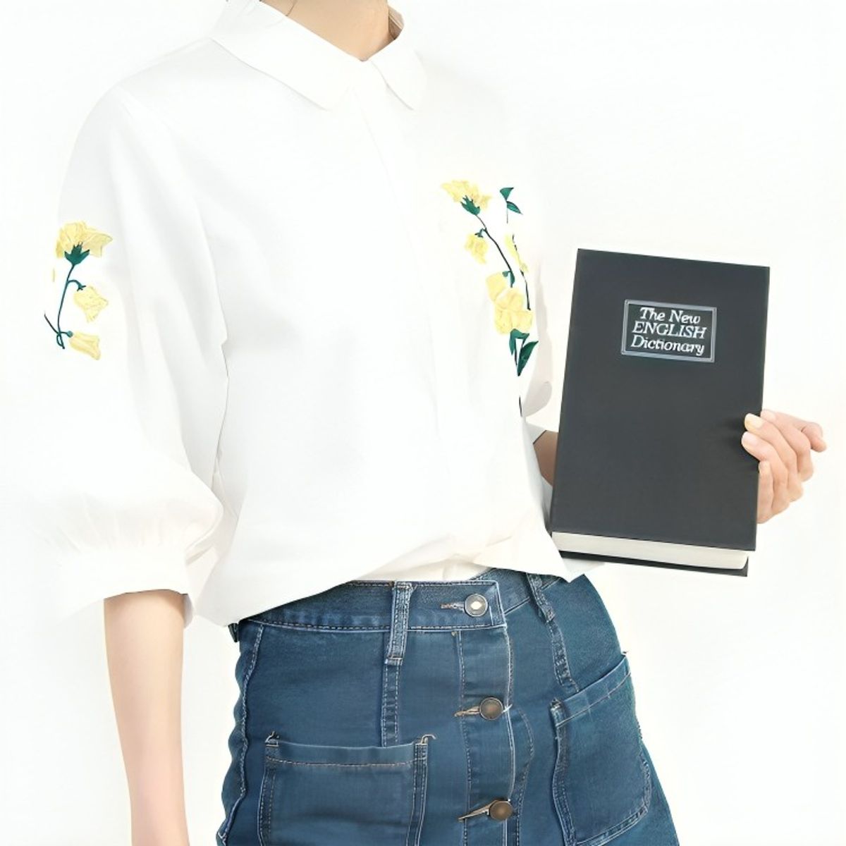 GENERICO - Caja Fuerte Simulada Libro Cofre Seguridad Rojo