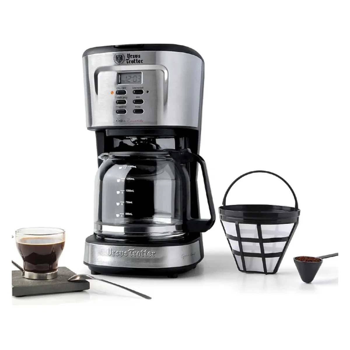 URSUS TROTTER - Cafetera Electrica 1500ml 850W affeeklassik Ursus Trotter.