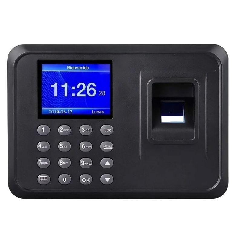 GENERICO - Reloj Biometrico Reconocimiento Dactilar Control Personal
