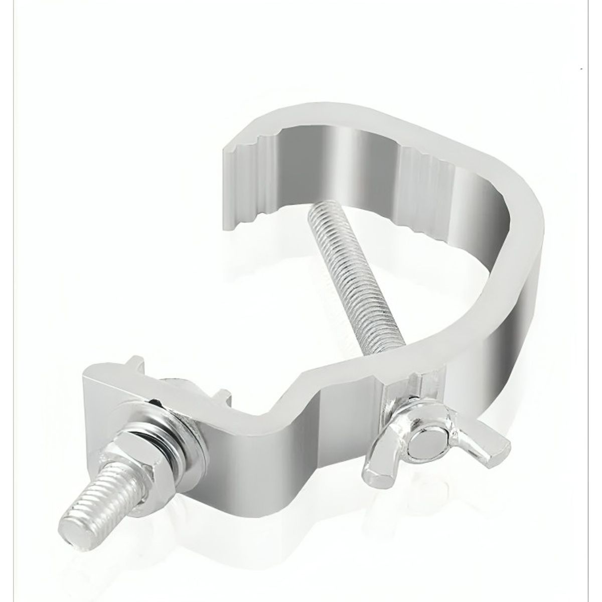 GENERICO - Clamp Soporte Abrazadera De Aluminio Para Ilumincacion