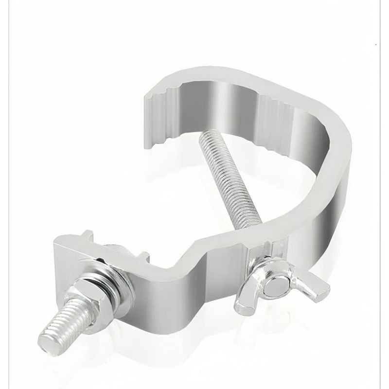 GENERICO - Clamp Soporte Abrazadera De Aluminio Para Ilumincacion