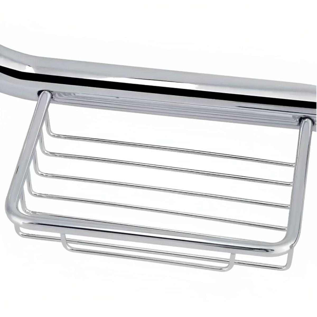 GENERICO - Agarradera 135° Barra Curva Derecha O Izquierda Con Jabonera