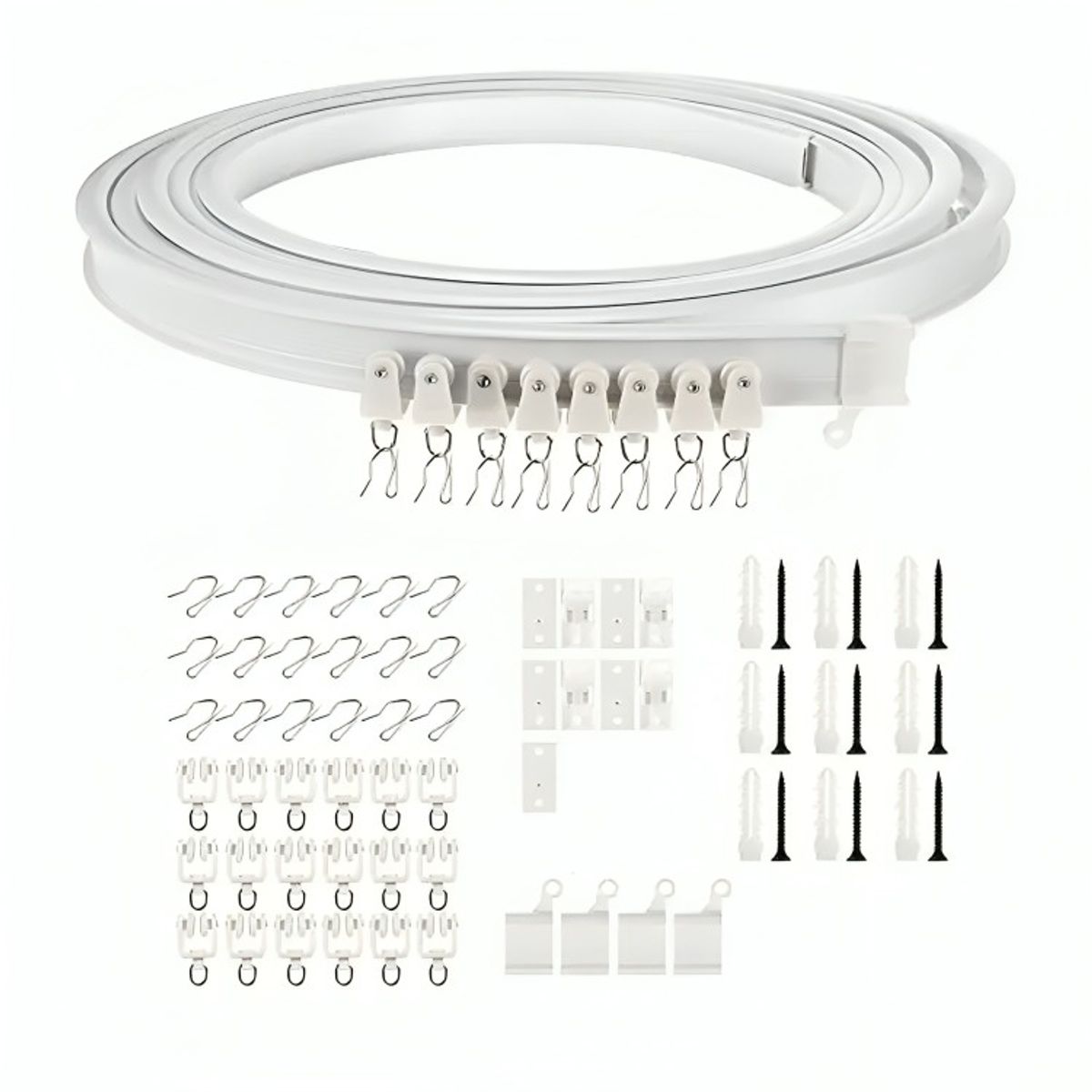 GENERICO - Riel Para Cortina De Techo Riel De Techo Soporte 5mts