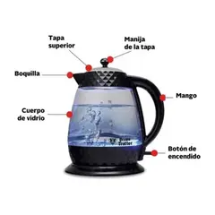 URSUS TROTTER - Hervidor Electrico 1700ml Vidrio Ut-Diamonds17