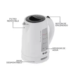 URSUS TROTTER - Hervidor Electrico 2000ml Blanco Ut-Klar20Pw