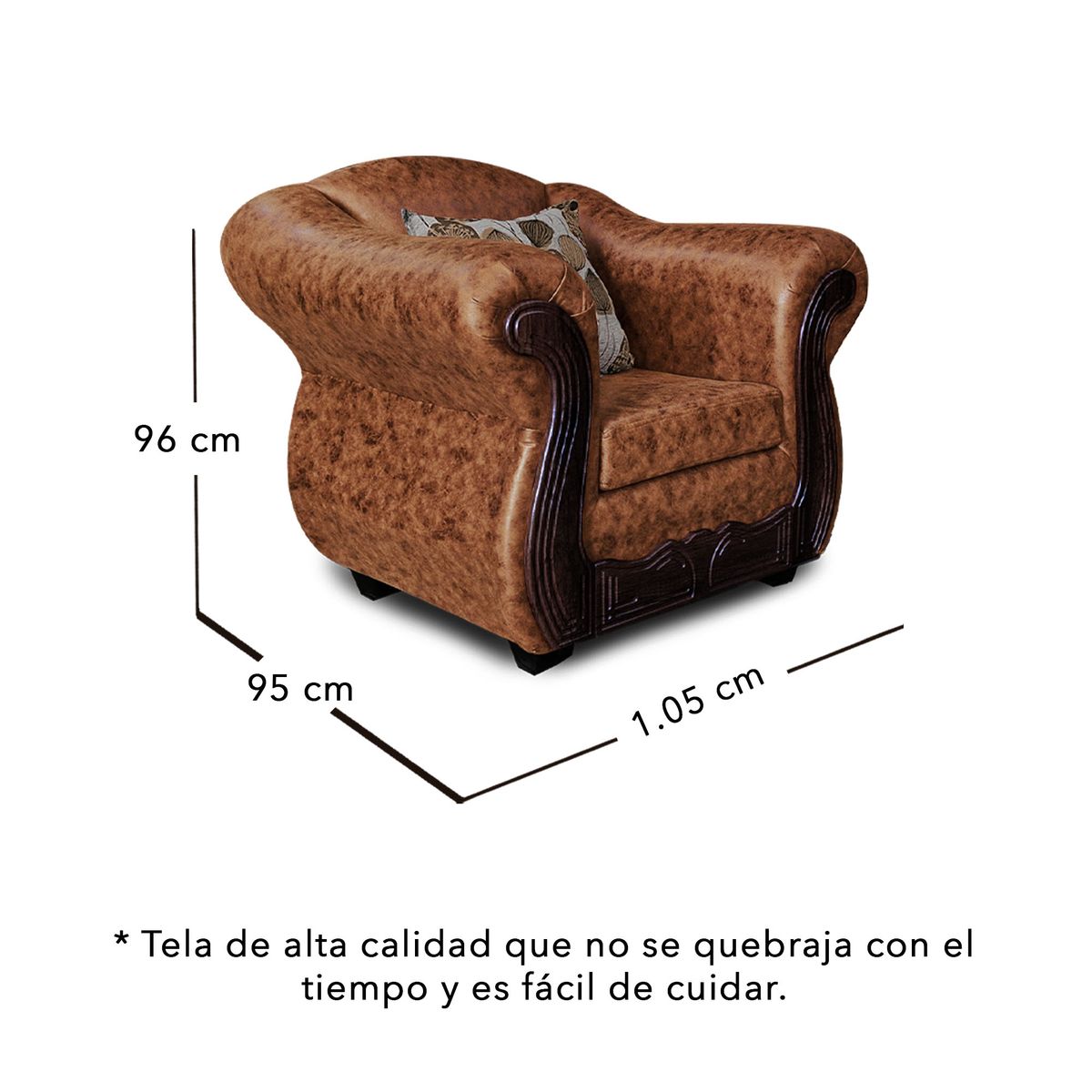 ADONIS LEUDH - Living 3+1+1 Estambul Envejecido Extra Grande Terracota