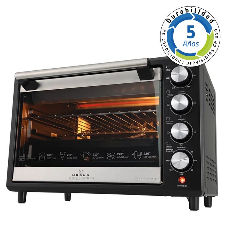 Horno Electrico 38L 1500W Ut-Backofen Pro-B