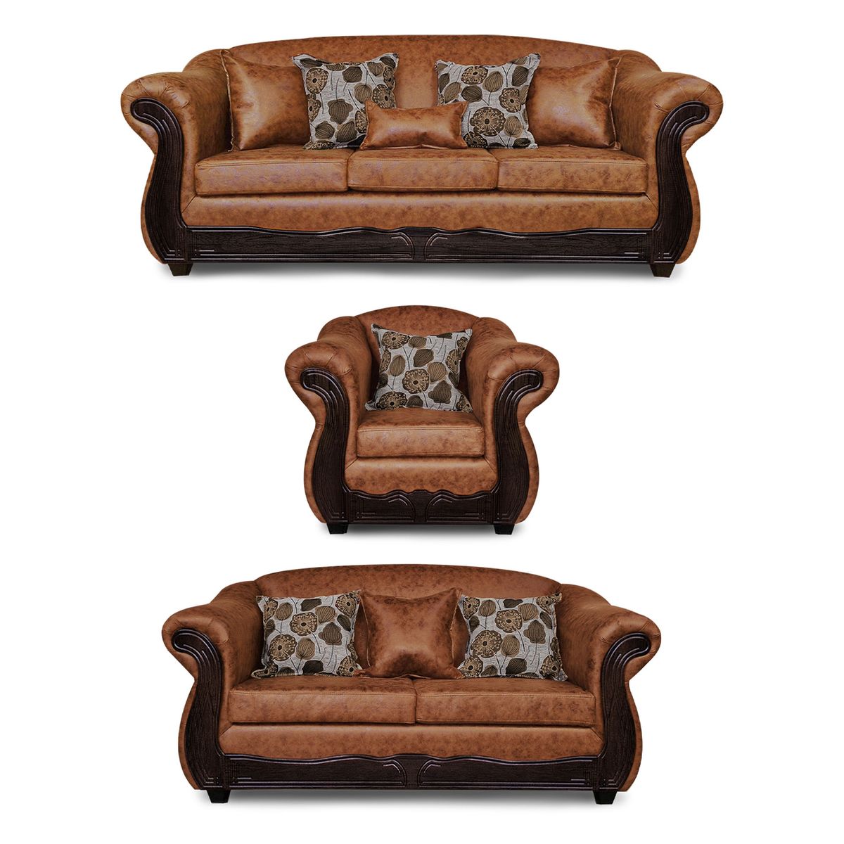 ADONIS LEUDH - Living 3+2+1 Estambul Envejecido Extra Grande Terracota