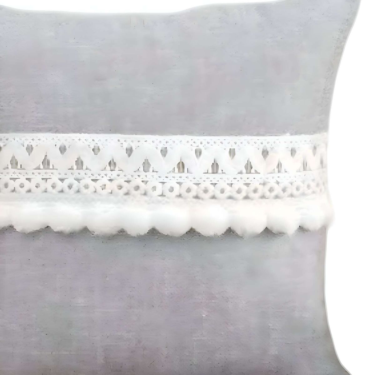 GENERICO - JUEGO DE 4 FUNDAS DE COJIN CON POMPON 45x45 f-01