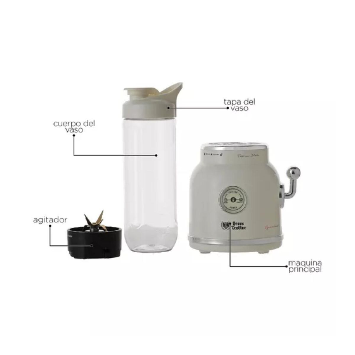 URSUS TROTTER - Licuadora Personal 400W 700ml Ut-Tritan2Go Ursus Trotter